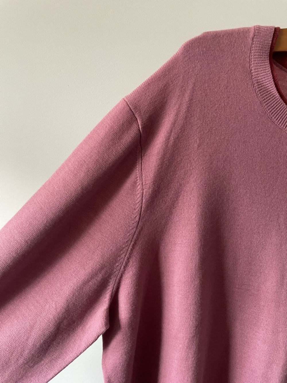 Hudson North 100% Merino Wool Sweater Pink Mens Size XXL - Picture 3 of 8